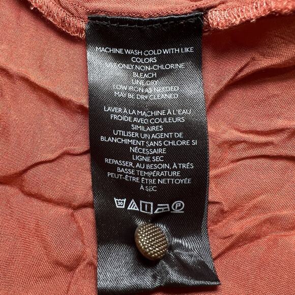 Anthropologie Eyelet Mini Dress Size Small Puff Sleeve Boho‎ - Picture 8 of 11